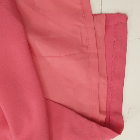 Pink Silk Designer Dress Beaded Bodice Evening Wear NWT Filenes Oleg Cassini - Picture 12 of 12